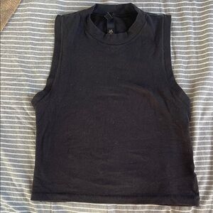 SKIMS Black Muscle Tee